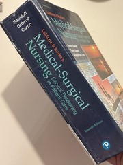 Pearson LeMone & Burke’s Medical-Surgical Nursing Seventh Ed Bauldoff Hardcover