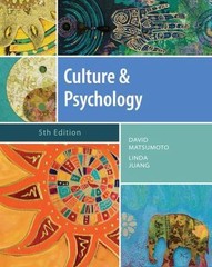 Culture and Psychology by Matsumoto & Juang – NEW Hardcover – FREE SHIP