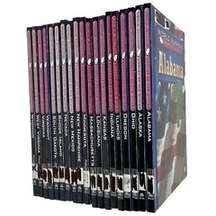 Set of 19 World Almanac Library of the States Hardcover Books 2002