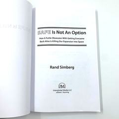 Safe Is Not An Option – by Rand Simberg – Paperback VG – 2013
