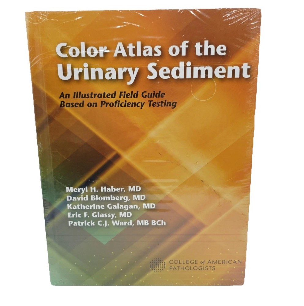 Color Atlas of the Urinary Sediment Sealed Hardcover Pathology Medical Book