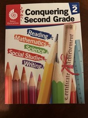 Conquering Second Grade: 5 Subjects Homeschooling Workbook Summer School NEW