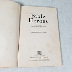 Ethel Hudson Williams Lot of 2 Softcovers WITNESSING FOR CHRIST & BIBLE HEROES