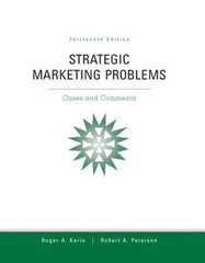 Strategic Marketing Problems Hardcover Robert, Kerin, Roger Peter