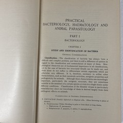 Practical Bacteriology Hematology and Parasitology Stitt Clough Branham HC 1938