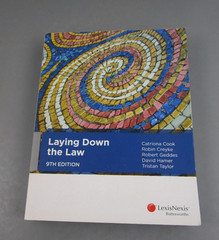 Laying Down the Law 9th Edition Lexis Nexis Butterworths