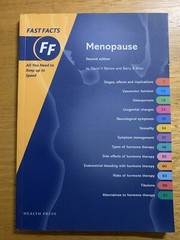 Fast Facts Menopause by David H. Barlow 2nd Ed