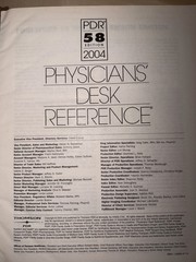 Physicians’ Desk Reference (PDR) 2004 – 58th Edition Hardcover Medical Reference