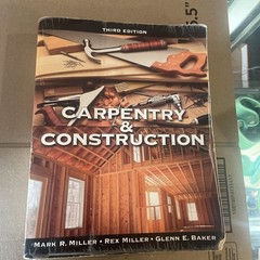 CARPENTRY & CONSTRUCTION Carpentry Building Textbook McGraw-Hill 3rd edition