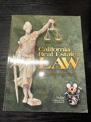California Real Estate Law Eighth Edition Walt Huber And Kim Tyler, J.D.
