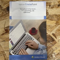 Lippincott CoursePoint 4.0 Porth’s Pathophysiology 10E 12m Access