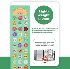 AAC Device for Autism: Portable Communication Aid with 23 Talking Buttons – E…
