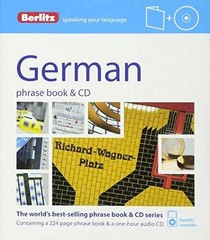 Berlitz German Phrase Book & CD – Paperback, by Berlitz Publishing – Very Good