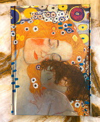FLAME TREE NOTEBOOKS-Gustav Klimt-3 AGES OF WOMEN- Foiled Journal- NEW- 176 pgs