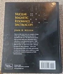 Nuclear Magnetic Resonance Spectroscopy by John Nelson Hardcover