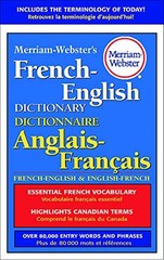 French-English Dictionary by Merriam-Webster Hardback Book The Fast Free