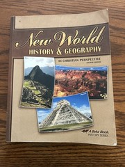 Abeka Grade 6 New World History Student Text And Answer Key