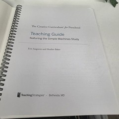 Creative Curriculum for Preschool: Teaching Guide for Simple Machines Study