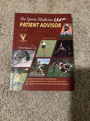 Sports Medicine Patient Advisor, Third Edition, Hardcopy by Pierre Rouzier