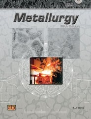 METALLURGY By B. J. Moniz – Hardcover **BRAND NEW**