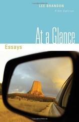 At a Glance : Essays Paperback Lee Brandon