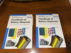 The Handbook of Battery Materials 2nd Edition Hardcover Claus Daniel 2 Volumes