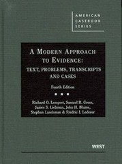 American Casebook Ser.: A Modern Approach to Evidence : Text, Problems,…