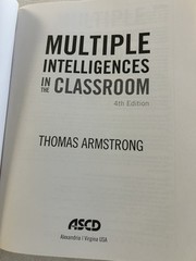 Multiple Intelligences in the Classroom, 4th Edition by Thomas Armstrong L2