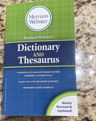 Merriam-Webster Dictionary & Thesaurus Newly Revised & Updated Paperback 2009