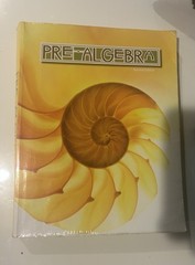 BJU Press Second Edition Pre-Algebra Student Textbook and student handouts
