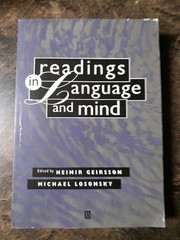 Readings in Language and Mind by Heimir Geirsson (1996, Trade Paper) Good Minus