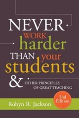 Never Work Harder Than Your Students and Other P- paperback, Jackson, 1416626522