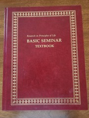 1981 Research In Principles Of Life Basic Seminar Textbook Youth Conflicts Book