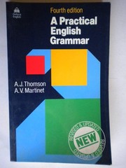 A Practical English Grammar – paperback Audrey Thomson|Agnes Martinet