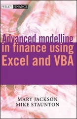 Advanced Modelling in Finance Using Excel and VBA Mike, Jackson,