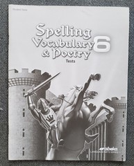 Abeka Spelling Vocabulary & Poetry 6 Student Tests