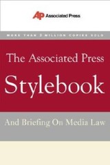 The Associated Press Stylebook and Briefing on Media Law – Paperback – GOOD