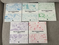 Talk To Me In Korean Text Book Set Level 1~5 Korean Language Learning Book