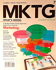 MKTG 7 Student Edition Book By Lamb/Hair/McDaniel (Paperback)C1