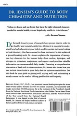 Dr. Jensen’s Guide to Body Chemistry & Nutrition PB Jensen PhD, Bernard