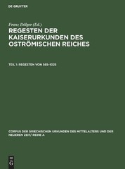 Regesten Von 565-1025 (Hardback)