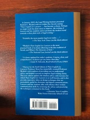 Plain English for Lawyers by Amy Sloan and Richard Wydick