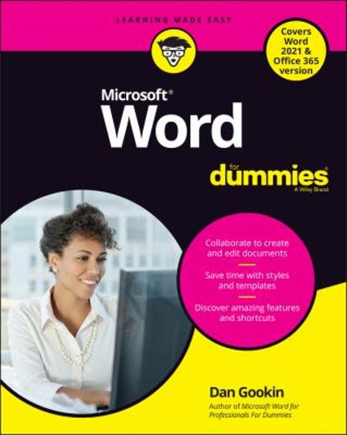 Word For Dummies Paperback Dan Gookin