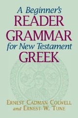 A Beginners Reader-Grammar for New Testament Greek – Paperback – VERY GOOD