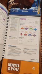 Math & You Grade 4, Volume 1 & 2 Ron Larson, Big Ideas Learning 6piece