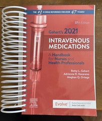 Gahart’s 2021 37th Edition Intravenous Medications: A Handbook Very Good!