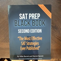 SAT Prep Black Book Second Edition Study Guide by Barretts 2016 370pp
