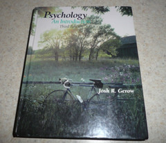 Psychology: An Introduction Third Edition – Gerow, Joshua R. hardcover Book