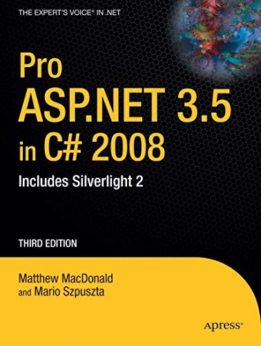 Pro ASP.NET 3.5 in C# 2008: Includes … by Szpuszta, Mario Paperback / softback