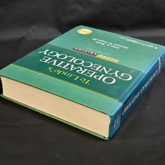 Te Lindes Operative Gynecology 10th Tenth Edition Hardcover Book & DVD Set